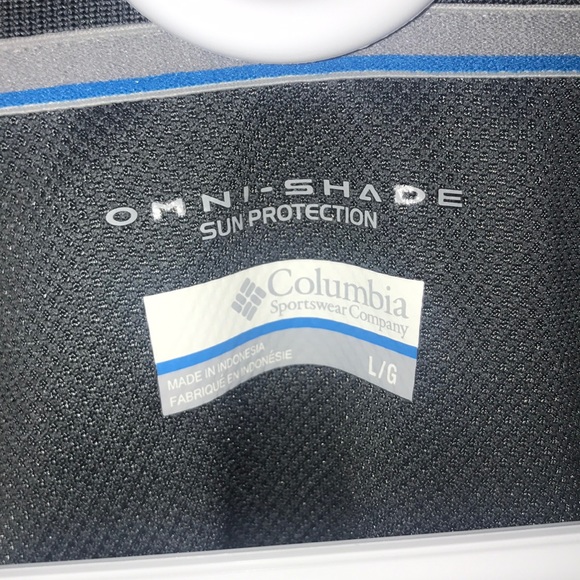 Columbia Omni-Shade Dark Grey polo shirt - Picture 3 of 3